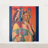 Sitting Bull Wandkleed (Voorkant)