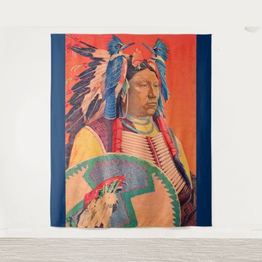 Sitting Bull Wandkleed (Voorkant)