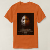 Sitting Bull Warrior quote T-shirt (Design voorkant)