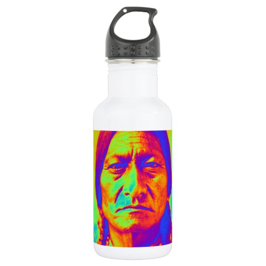 Sitting Bull Waterfles (Voorkant)