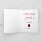 Sitting Bull Wenskaart Feestdagen Kaart (Binnen)