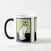 Sitting Cat Julie de Graag Art Nouveau Magische Mok (Links)