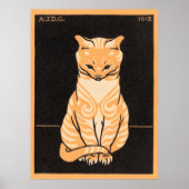 Sitting Cat, Julie de Graag Poster (Voorkant)