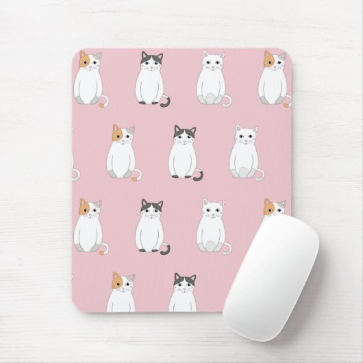 Sitting cat muismat (Met muis)