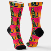 Sitting Cat Novelty Socks Sokken (Gebogen)