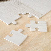 Sitting cat vintage sepia pencil drawing legpuzzel (Zijkant)