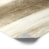 Sitting cat vintage sepia pencil drawing poster (Hoek)