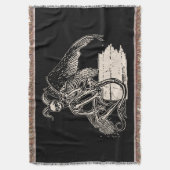 Sitting Demon Deken (Voorkant Verticaal)