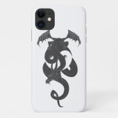 Sitting draak over Yin Yang Case-Mate iPhone Case (Achterkant)