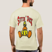Sitting Duck, voeg tekst uit T-shirt (Achterkant)