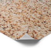 Sitting en glimlachte vrouw met zwarte broek poster (Hoek)