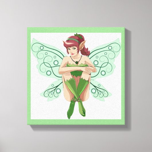 SITTING FAIRY CANVAS AFDRUK (Voorkant)
