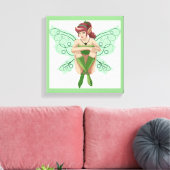 SITTING FAIRY CANVAS AFDRUK (Insitu (Woonkamer))