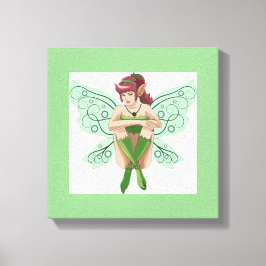 SITTING FAIRY CANVAS AFDRUK (Voorkant)