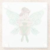 SITTING FAIRY GLAZEN ONDERZETTER (Achterkant)