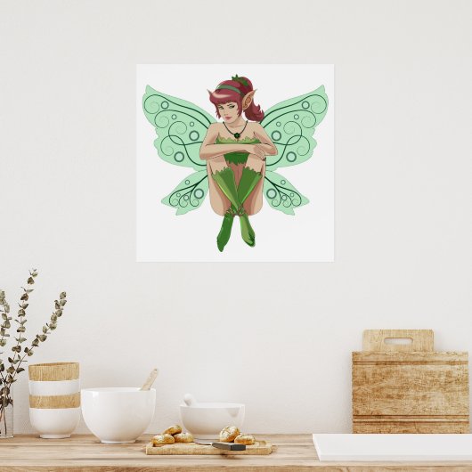 SITTING FAIRY POSTER (Keuken)