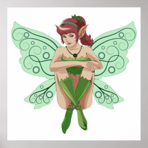 SITTING FAIRY POSTER