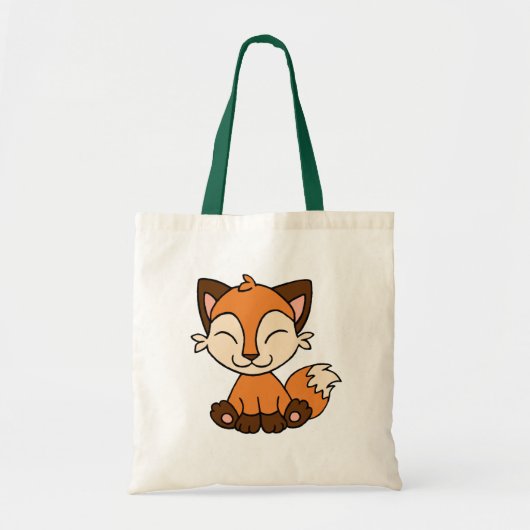Sitting Fox Tote Bag (Voorkant)