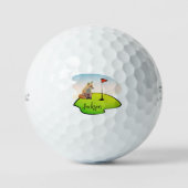 Sitting Fox - Wild Animal  Golf Balls Golfballen (Voorkant)