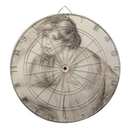 Sitting Girl (door Pierre-Auguste Renoir) Dartbord