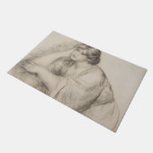 Sitting Girl (door Pierre-Auguste Renoir) Deurmat (Schuin)