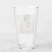 Sitting Girl (door Pierre-Auguste Renoir) Glas (Achterkant)