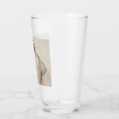 Sitting Girl (door Pierre-Auguste Renoir) Glas (Links)