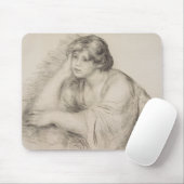 Sitting Girl (door Pierre-Auguste Renoir) Muismat (Met muis)