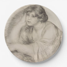 Sitting Girl (door Pierre-Auguste Renoir)