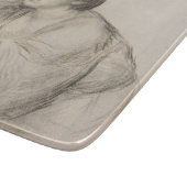 Sitting Girl (door Pierre-Auguste Renoir) Snijplank (Hoek)