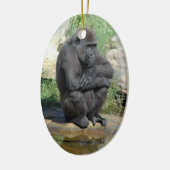 Sitting Gorilla Ornament (Links)