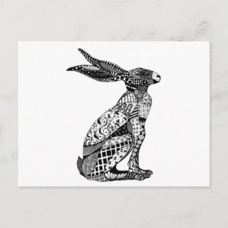 Sitting Hare Briefkaart