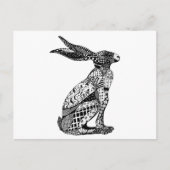 Sitting Hare Briefkaart (Voorkant)