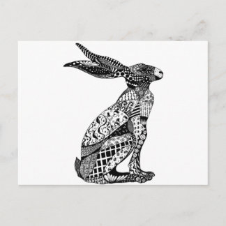 Sitting Hare Briefkaart