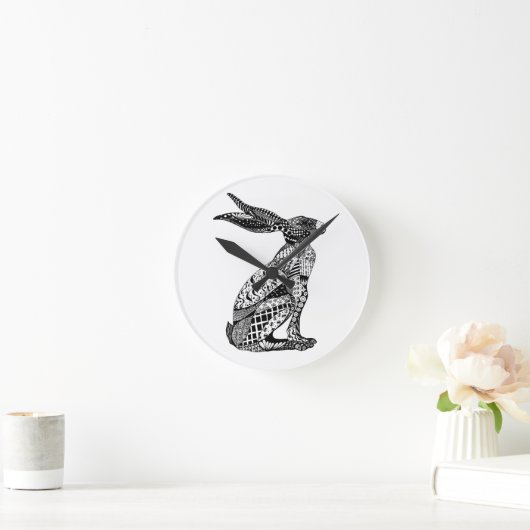 Sitting Hare Ronde Klok (Huis)
