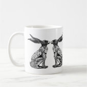 Sitting Hares Koffiemok (Links)