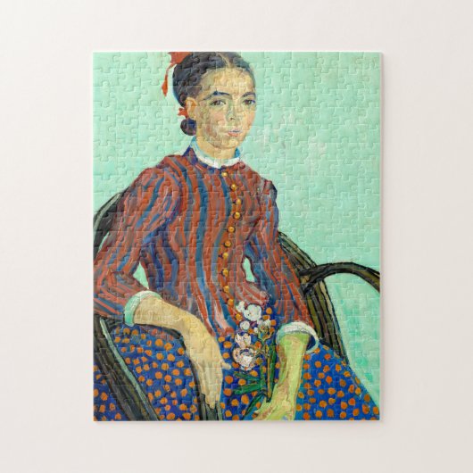 Sitting in a Cane Chair by Gogh Legpuzzel (Verticaal)