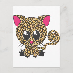 Sitting Jaguar Briefkaart
