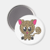 Sitting Jaguar Magneet (Voorkant / Achterkant)