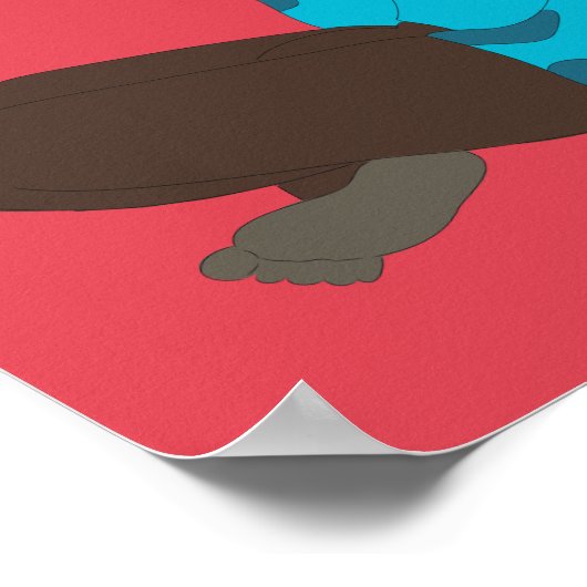 Sitting Lady Poster (Hoek)