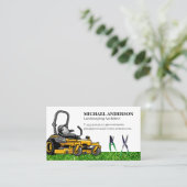 Sitting Lawn Mower | Hedge Trimmers | Gras Visitekaartje (Staand voorkant)