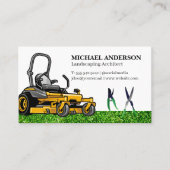 Sitting Lawn Mower | Hedge Trimmers | Gras Visitekaartje (Voorkant)