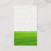 Sitting Lawn Mower | Snijgras Visitekaartje (Achterkant)