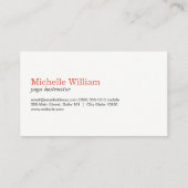 Sitting Lotus Flower gemarmerd Visitekaartje (Achterkant)