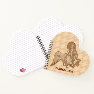 Sitting Mermaid Beige Notitieboek