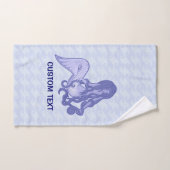 Sitting Mermaid Blue Bad Handdoek (Handdoek)