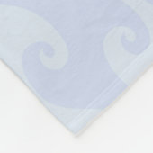 Sitting Mermaid Blue Fleece Deken (Hoek)