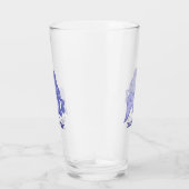 Sitting Mermaid Blue Glas (Rechts)