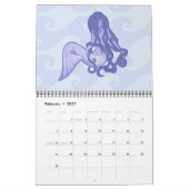 Sitting Mermaid Blue Kalender (Feb 2027)