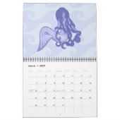 Sitting Mermaid Blue Kalender (Mar 2027)